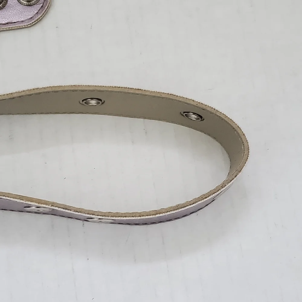 Lavender Shimmer Bracelet and Matching Belt